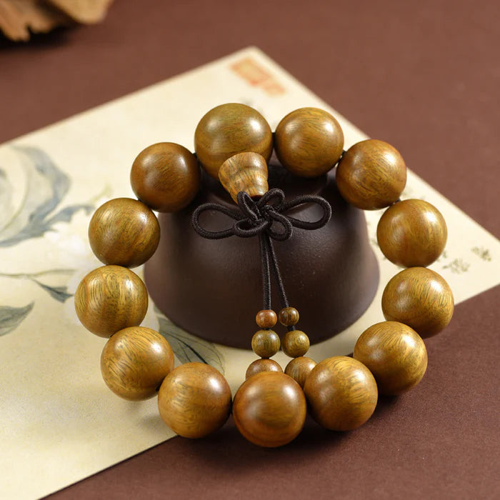 SANDALWOOD BEAD BRACELET(GREAT SIZE)