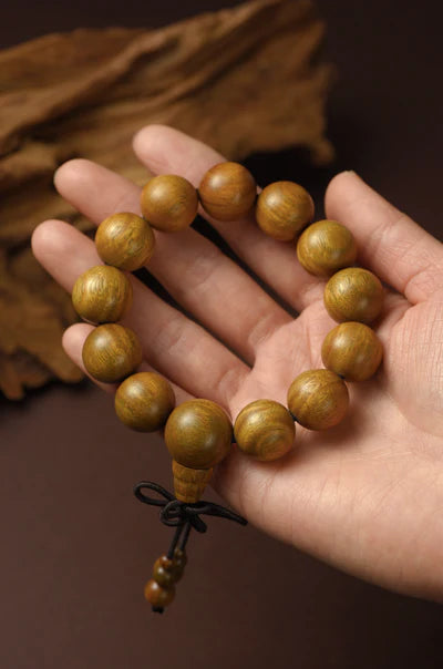 SANDALWOOD BEAD BRACELET（GREAT SIZE）